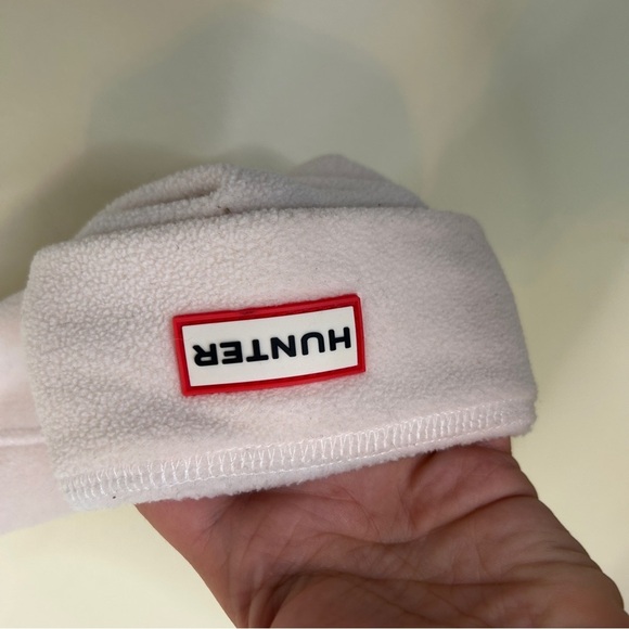 Hunter Fleece Boot Socks Cream Size Kids M - Picture 4 of 6